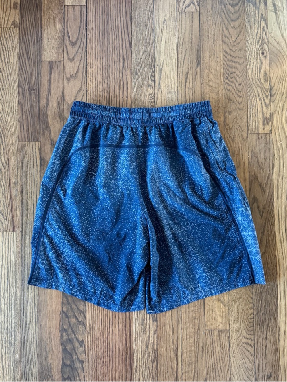 Lululemon Men's Pace Breaker Linerless Short Blue Multi Size M - Picture 8 of 15